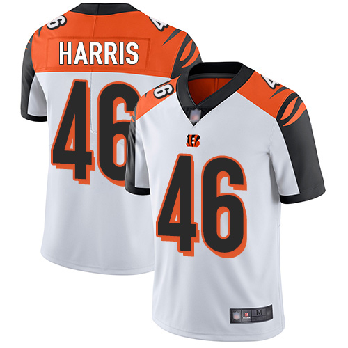 Cincinnati Bengals Limited White Men Clark Harris Road Jersey NFL Footballl #46 Vapor Untouchable